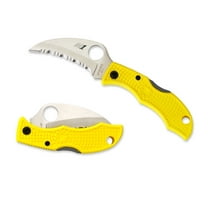 SPYDERCO LADYBUG 3 FOLDER 1.875" H1 HAWKBILL FIBERGLASS REINFORCED NYLON YELLOW