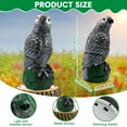 Wenqik Bird Scarecrow Plastic AIF4 Fake Bird Horned Eagle Decoy Sound