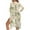 Cactus Flower - White and Green, variant on Bohemian Mandala Flower Print Women's Kimono Swimsuit Cover Ups Bikini Summer Beach Cover up Casual Loose Cardigan for Swimwear Half Sleeve Beachwear Coverups