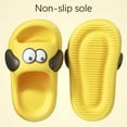 thumbnail image 6 of Honeeladyy Toddler Slides Sandals Summer Slip-On Sandals Shower Beach Pool Anti-slip Slippers Water Shoes for Kids Birthday Gift Yellow 4-5Years, 6 of 9