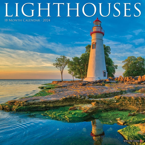Lighthouses 2025 12 X 12 Wall Calendar (Calendar)