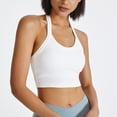 thumbnail image 5 of Full Support Wide Back No Underwire Bras Silky Soft Smoothing Wireless Bras Front Closure Sports Bra Beauty Back Smoothing Bra, 5 of 8