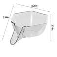 thumbnail image 3 of Ottaman/ for Living Room 3Pc Drainage Basket Funnel Multifunctional Drainage Basket Large Capacity Vegetable Washing Basket Living Room Dry and Wet Separation Fruit Tray, 3 of 9