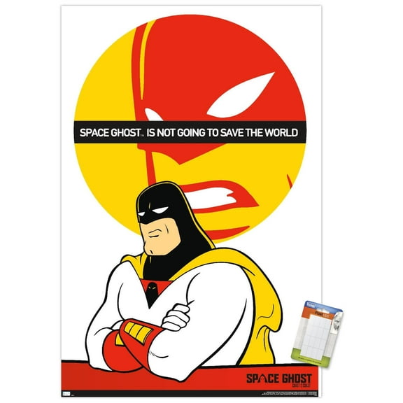 Space Ghost Coast to Coast - Not Going to Save Wall Poster, 14.725" x 22.375"