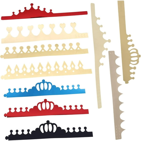 HUGFEGWE 30pcs Crown Birthday Hat Party Crown Accessories Birthday Party Crown Party Crown Hat Party Hat Supplies CJB91-93619