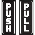 thumbnail image 1 of 1 Jeu d'Autocollants de Poussée Réutilisables Porte Délicate Rappelant des Signes Autocollants de Porte Évidée, 1 of 7