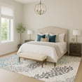 thumbnail image 6 of Addison Rugs Chantille Indoor/Outdoor Transitional Abstract Silver Machine Washable Rectangle Rug, 9' x 12', 6 of 8