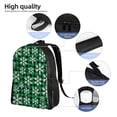 thumbnail image 6 of Wukai Christmas Pattern At Buffalo Plaid Travel Laptop Backpack - Waterproof, Anti-Theft, Slim and Sturdy College & Business Backpack, 6 of 7