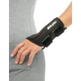 thumbnail image 3 of Mueller Green Fitted Wrist Brace, Left Hand, Unisex, One Size Fits Most, Black, 3 of 8
