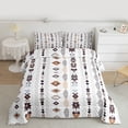 thumbnail image 2 of Castle Fairy Boho Aztec Twin Comforter Sets,Bohemian Abstract Geometric Bedding Set, 2 of 8