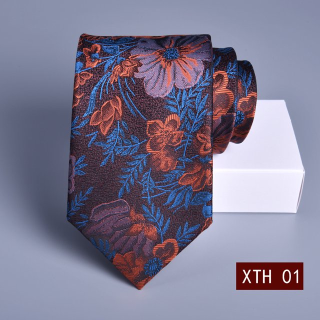 Corbatas para hombre Corbata de seda Juego de pañuelo de bolsillo Boda Negocios (Modelo XTH01) Rojo Verde MX-0131076FYD
