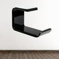 thumbnail image 5 of ELAYARD Black Acrylic Headphone Stand L Shaped Bracket Headset Holder for Desktop Storage, 5 of 6