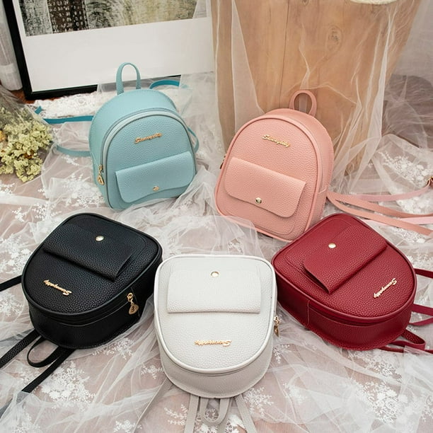 Women Girls Shoulder Bag PU Small bag Shoulder bag Women Backpack Travel Shopping School Shoulder Bag Handbag Purse