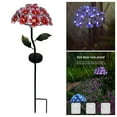 thumbnail image 4 of Decoración de patio Baoblaze 2 piezas Lámpara solar de hierro, 4 of 8
