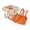 Orange, variant on Cenuakty Toddler Boy 0-18M Easter Outfit Egg/Bunny Print Short Sleeves Romper with Bow Tie and Overalls Shorts Set for Formal Wear