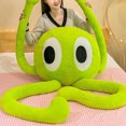 thumbnail image 4 of Almohada de pulpo de peluche, forma linda, suave y cómodo, muñeco de pulpo de peluche, juguete con 4 patas para el hogar, dormitorio, oficina, verde, 90 cm/35,4 pulgadas, 480 g/16,7 oz, 4 of 12