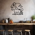thumbnail image 2 of LaModaHome Exclusive Horse Farm, Little Horse Metal Wall Art – Durable & Artistic Metal Wall Art for Home and Office Decor, Perfect for Any Interior Design Aesthetic, 2 of 5