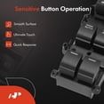 thumbnail image 5 of A-Premium Master Power Window Switch Compatible with Honda Pilot Touring 2009 2010 2011, Replace# 35750SZAA21, 5 of 8