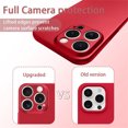 thumbnail image 3 of Allytechgroup Slim Case Compatible with iPhone 16 Pro, Hard PC Rugged Heavy Duty Durable Cover Case Shockproof and Anti-Scratch Back Cover for Apple iPhone 16 Pro, Red, 3 of 5