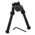 thumbnail image 2 of Tilt 360 graders roterande V8 Bipod justerbar skena montering rotationsadapter stativ för utomhusjaktSvart, 2 of 5