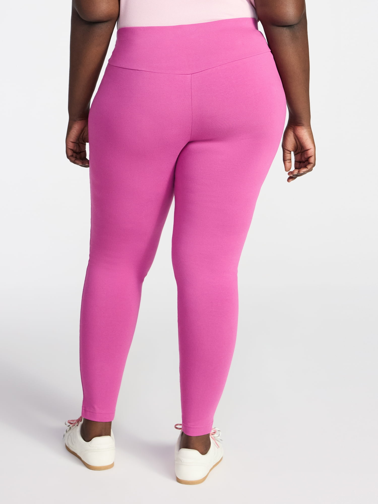 Terra & Sky Women's Plus High Waist Full Length Leggings, Sizes 0X-5X