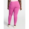 thumbnail image 2 of Terra & Sky Women's Plus High Waist Full Length Leggings, Sizes 0X-5X, 2 of 5
