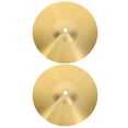 thumbnail image 4 of ADDHAT 2pcs Drum Set Cymbals Jazz Drum Cymbal Brass Crash Cymbal Music Instrument Cymbals (8 INCH), 4 of 7