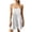 #0034-White, variant on Karight Fashion Women's Casual Comfortable Sleeveless Round-Neck Solid Dress