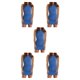 thumbnail image 2 of Jumpingount Vestido estético Faldas casuales Traje de verano Top acanalado Lavable al aire libre Diseño elegante de moda Mini vestidos Azul 3XL Type2 NO2, 2 of 6