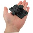 thumbnail image 2 of HWZWT 2pcs Door Lock Latch Door Security Hook and Eye Latch Locks Pad Gate Chain Screen Door Catch Furniture Door Latch Key Covers Right Angle Door Angle Door Latch Lock Hinge Zinc Alloy, 2 of 5