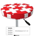 thumbnail image 4 of Round Bar Stool Seat Covers, Red Cross 1 Elastic Round Chair Cover Stool Seat Slipcover Bar Stool Cushions Round Pad for 12-14 inch, 4 of 7