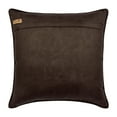 thumbnail image 3 of Decorative Brown 18"x18" (45x45 cm) Pillow Covers, Velvet Beaded Hand Embroidery Throw Pillows For Sofa, Abstract Pattern Modern Style - Abra, 3 of 3