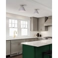 thumbnail image 2 of Canarm  Metal Shade 1 Light Semi-Flush Mount Grey and Gold, 2 of 2