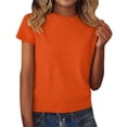 thumbnail image 2 of Womens Shirts Short Sleeve Kelon Womens Summer Tops Short Sleeve Shirts Cowl Neck Business Casual Fashion Outfit Going Out Outfits Y2k Clothes, M, 2 of 4