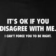 thumbnail image 3 of CafePress - Disagree With Me Long Sleeve Dark T Shirt - Long Sleeve Dark T-Shirt, 3 of 4