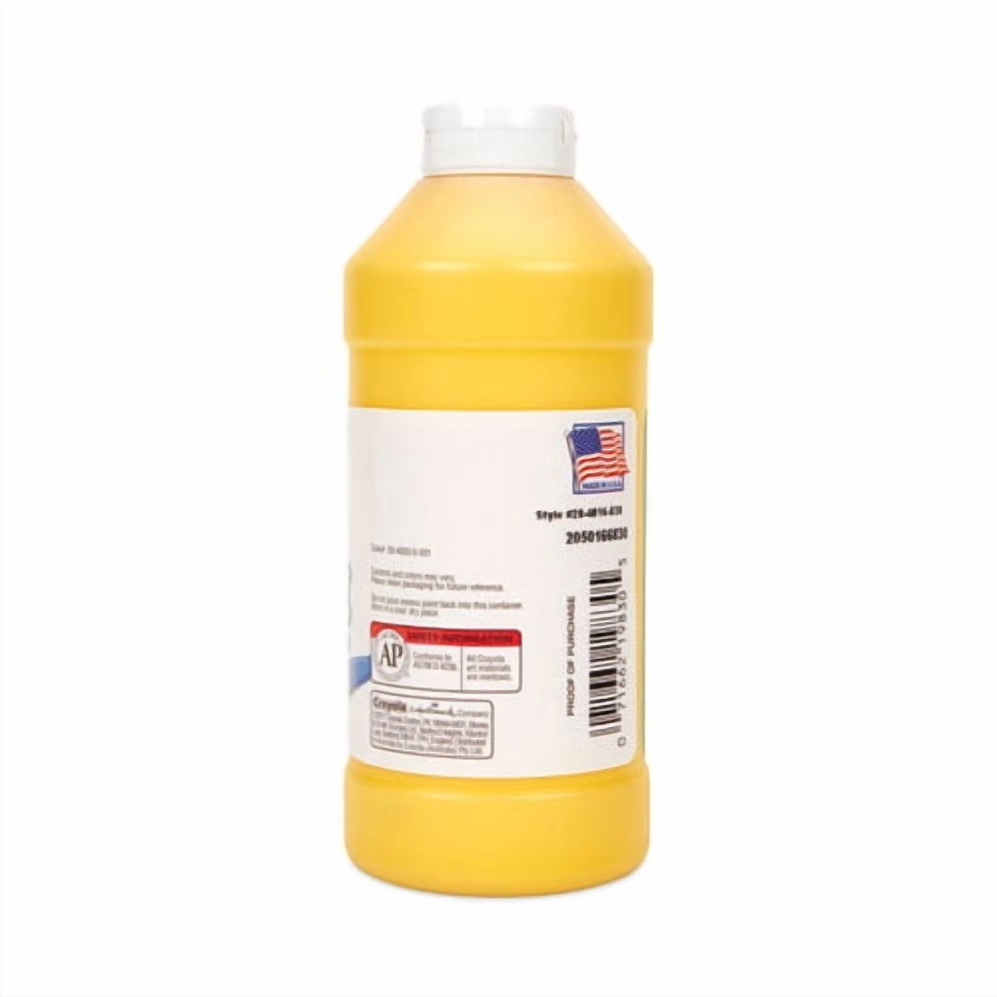 Portfolio Series Acrylic Paint, Brilliant Yellow, 16 oz Bottle | Bundle of 2