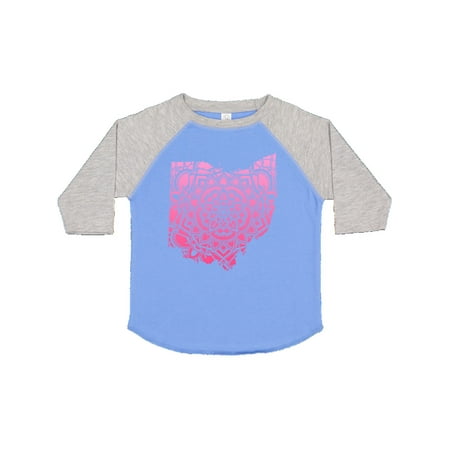 

Inktastic Ohio Silhouette Mandala Gift Toddler Boy or Toddler Girl T-Shirt
