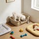thumbnail image 4 of Bandeja de orinal de pared alta para perros pequeños y medianos con base a prueba de fugas extraíbles, arenero de plástico para mascotas fácil de limpiar con fondo deslizante opuesto., 4 of 6