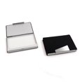 thumbnail image 1 of Bey-Berk International D259PB Brown Leatherette Business Card Case with Aluminum Trim, 1 of 1