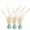 Blue, variant on 3 Pack Cat Feather Toy - Cat Bouncy Ball with Feathers, Interactive Cat Feather Toys for Indoor Cats, Rubber Kitten Fetch Chase Toy for Interactive Exercise & Hunting Play