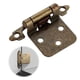 thumbnail image 5 of Bisagras Empotradas Superpuestas Likrtyny para puerta de Armario 2 Piezas con tornillos 1/2 pulgada, 5 of 9