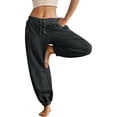 thumbnail image 3 of JJHGVB Sweatpants Women Cotton Sweatpants Long Sweatpants Comfy Pants Ladies Pants Casual Dressy Womens Trousers Ladies Sweatpants Black L, 3 of 8