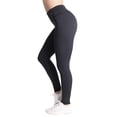 thumbnail image 1 of compresiónZ Leggings de talle alto para mujer - Pantalones de compresión de talla grande Yoga Correr gimnasio y fitness (Negro XXL), 1 of 5