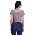 thumbnail image 4 of Moomaya Tunique Courte en Viscose Imprimée à Manches Courtes avec Fermeture Éclair pour Femmes Été, 4 of 4