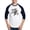 Blue/White, variant on CafePress - Pugs Can Jump - Cotton Baseball Jersey, 3/4 Raglan Sleeve Shirt