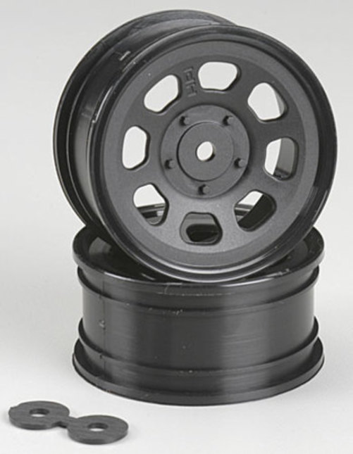 3741 Stock Car Wheel 26mm Black (2)