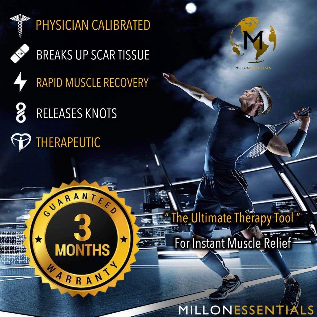 Millonessentials V4SHARK Deep Tissue Muscle Massage Gun - Percussion Massager - 6 Speeds - 8 Heads - image 6 of 8