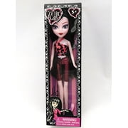 Gothic Girl Doll - 9" Inch Hot Pink Animal Print Halter Top  Metallic Pink Shorts