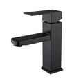 thumbnail image 1 of BRILLAR Clean Lines Grifos de Baño 180mm - Grifo Cuadrado, Grifo Monomando (Negro Mate, Estándar), 1 of 3