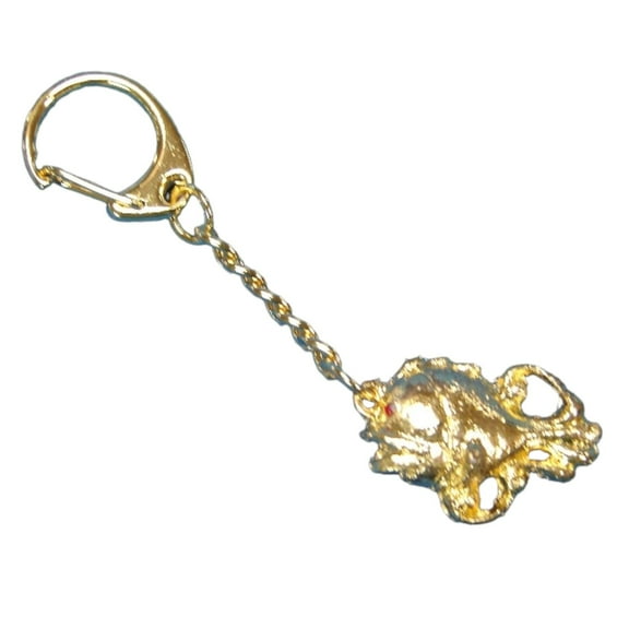 Feng Shui Golden Fish Talisman Amulet Keychain